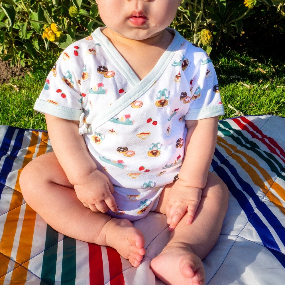 Organic Kimono Romper - unisex